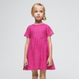 Παιδικό φόρεμα κιπούρ για κορίτσια Mayoral φούξ