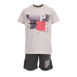 Παιδικό σετ για αγόρια Sprint γκρι-ανθρακί