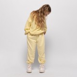 Παιδική φόρμα με δαντέλα για κορίτσια Alice κίτρινη