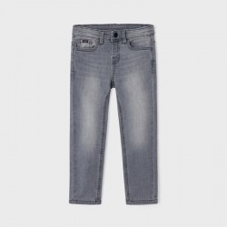Παιδικό παντελόνι τζίν για αγόρια Mayoral slim fit γκρί
