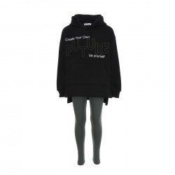 Παιδικό σετ με κολάν για κορίτσια Nekidswear μαύρο- λαδί
