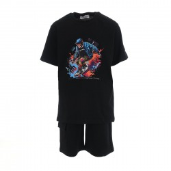 Παιδικό σετ με βερμούδα για αγόρια Action Sportswear μαύρο