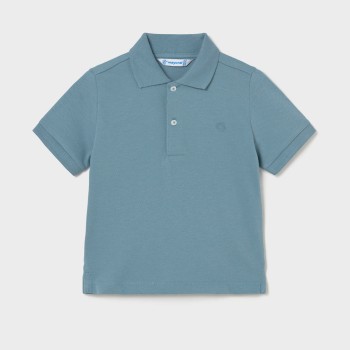 Βρεφική μπλούζα πόλο για αγόρια Mayoral πετρόλ