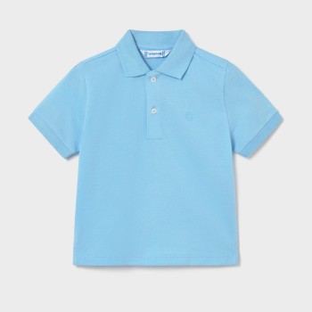 Βρεφική μπλούζα πόλο για αγόρια Mayoral γαλάζιο