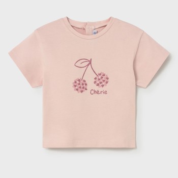 Βρεφική μπλούζα για κορίτσια Mayoral ροζ