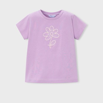 Παιδική μπλούζα για κορίτσια Mayoral λιλά