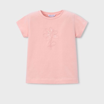 Παιδική μπλούζα για κορίτσια Mayoral σομόν