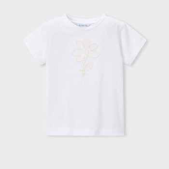 Παιδική μπλούζα για κορίτσια Mayoral λευκό