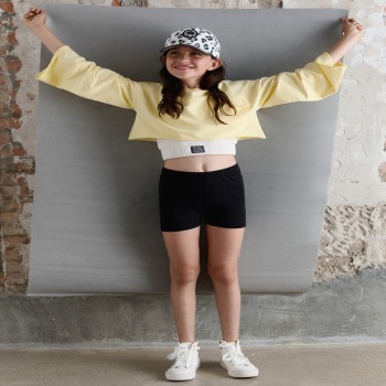 Παιδικό σορτς για κορίτσια Mayoral μακό μαύρο