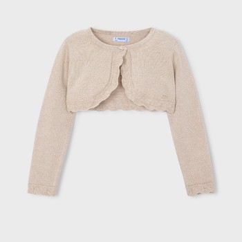 Παιδικό μπολερό για κορίτσια Mayoral μπεζ