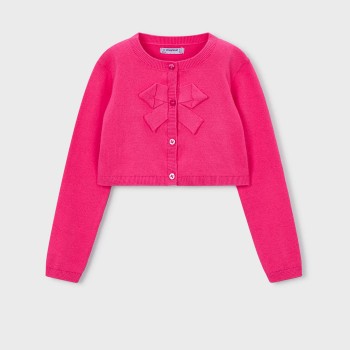 Παιδική ζακέτα για κορίτσια Mayoral  φούξια