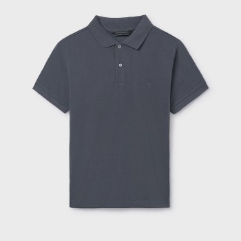 Παιδική μπλούζα πόλο για αγόρια Mayoral ανθρακί