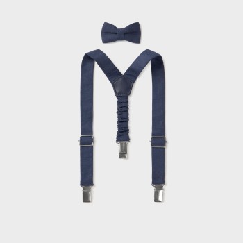 Τιράντες και παπιγιόν για αγόρια Mayoral μπλε