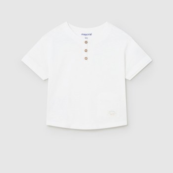 Βρεφική μπλούζα για αγόρια Mayoral λευκό