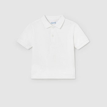 Βρεφική μπλούζα πόλο για αγόρια Mayoral λευκό