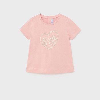 Βρεφική μπλούζα για κορίτσια Mayoral ροζ