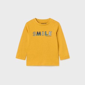 Βρεφική μπλούζα για αγόρια Mayoral κίτρινο
