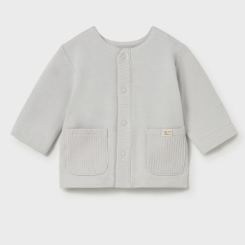 Βρεφική ζακέτα για αγόρια Mayoral  ασημί
