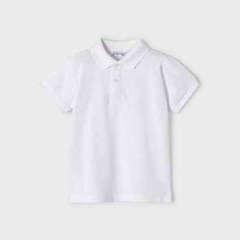 Παιδική μπλούζα για αγόρια Mayoral πόλο λευκό