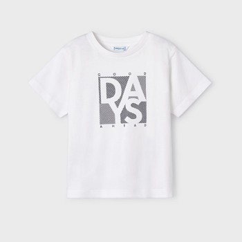Παιδική μπλούζα για αγόρια Mayoral λευκό