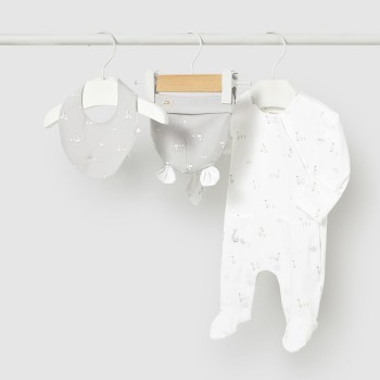 Βρεφική πυζάμα Mayoral λευκή