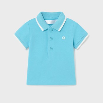 Βρεφική μπλούζα πόλο για αγόρια Mayoral γαλάζιο