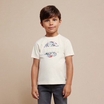 Παιδική μπλούζα για αγόρια Mayoral κρεμ