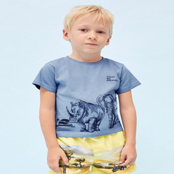 Παιδική μπλούζα για αγόρια Mayoral γαλάζιο