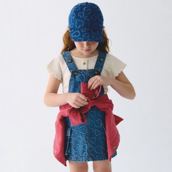 Παιδική σαλοπέτα για κορίτσια Mayoral μπλε τζιν