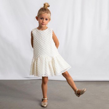 Παιδικό φόρεμα για κορίτσια Mayoral  εκρού