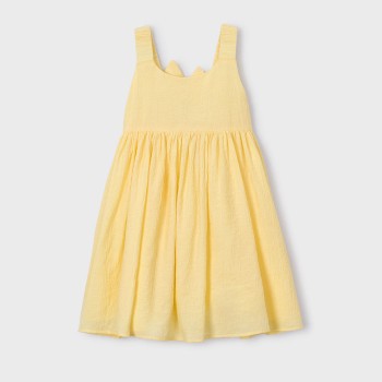 Παιδικό φόρεμα για κορίτσια Mayoral κίτρινο
