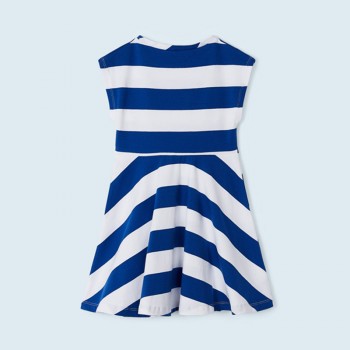 Παιδικό φόρεμα για κορίτσια Mayoral μπλε ριγέ