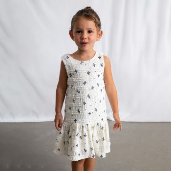 Παιδικό φόρεμα για κορίτσια Mayoral εκρού