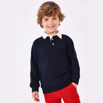Παιδική μπλούζα polo για αγόρια Mayoral μαρέν