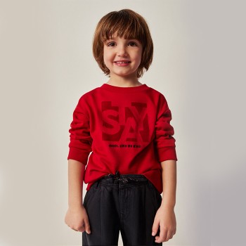 Παιδική μπλούζα για αγόρια Mayoral κόκκινο