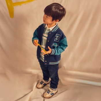 Παιδικό παντελόνι soft denim για αγόρια Mayoral σκούρο τζιν
