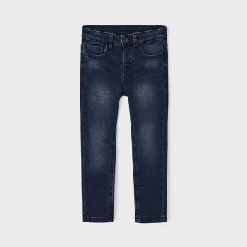 Παιδικό παντελόνι τζιν για αγόρια Mayoral slim fit σκούρο μπλε