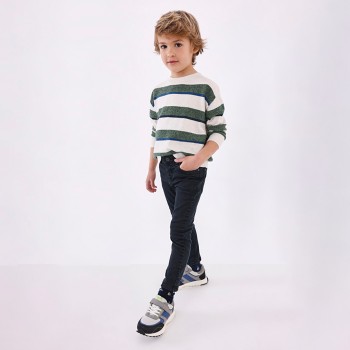 Παιδικό παντελόνι για αγόρια Mayoral skinny fit μαρέν