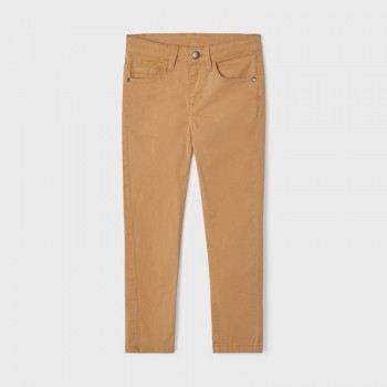 Παιδικό παντελόνι για αγόρια Mayoral slim fit κάμελ