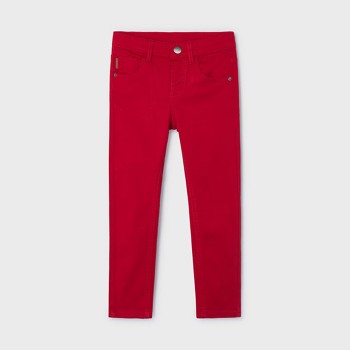 Παιδικό παντελόνι για αγόρια Mayoral κόκκινο slim fit