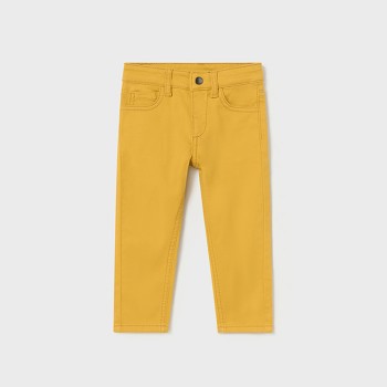 Βρεφικό παντελόνι για αγόρια Mayoral κίτρινο slim fit