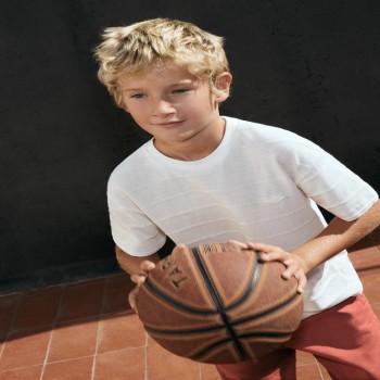 Παιδική μπλούζα για αγόρια Mayoral μακό κρεμ