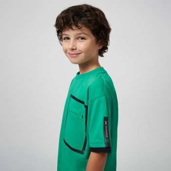 Παιδική μπλούζα για αγόρια Mayoral με στάμπα πράσινο