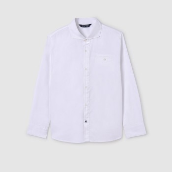 Παιδικό πουκάμισο για αγόρια Mayoral λευκό