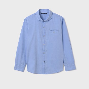Παιδικό πουκάμισο για αγόρια Mayoral γαλάζιο