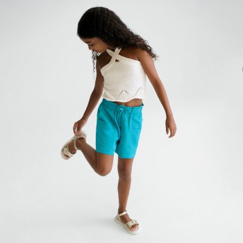 Παιδικό σορτς για κορίτσια Mayoral γαλάζιο