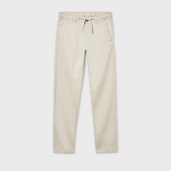 Παιδικό παντελόνι για αγόρια Mayoral relaxed μπεζ