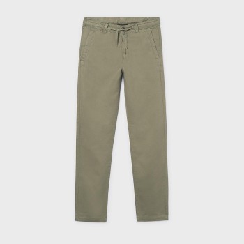 Παιδικό παντελόνι για αγόρια Mayoral relaxed χακί