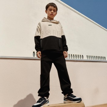 Παιδικό παντελόνι για αγόρια Mayoral ιντερλόκ μαύρο