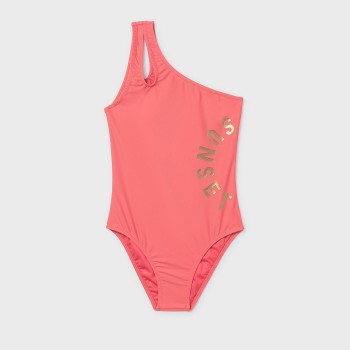 Παιδικό μαγιό ολόσωμο για κορίτσια Mayoral σομόν